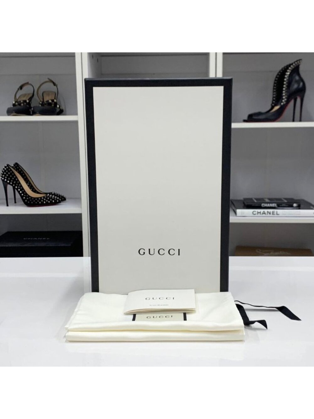 Gucci Fabric Leather Horsebit Loafers Brown - Picture 10 of 10